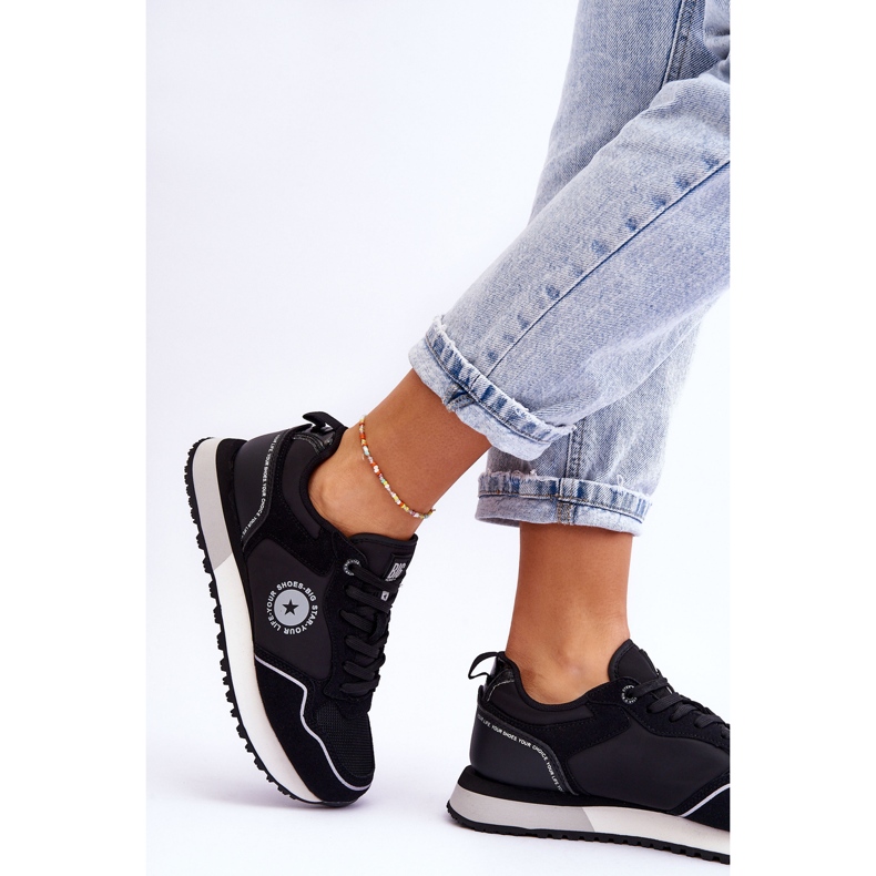 Dam Sneakers Memory Foam System Big Star LL274541 Svart 2