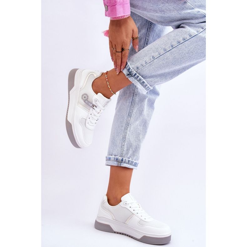 Classic Sneakers Memory Foam System Big Star LL274A024 Vit 2