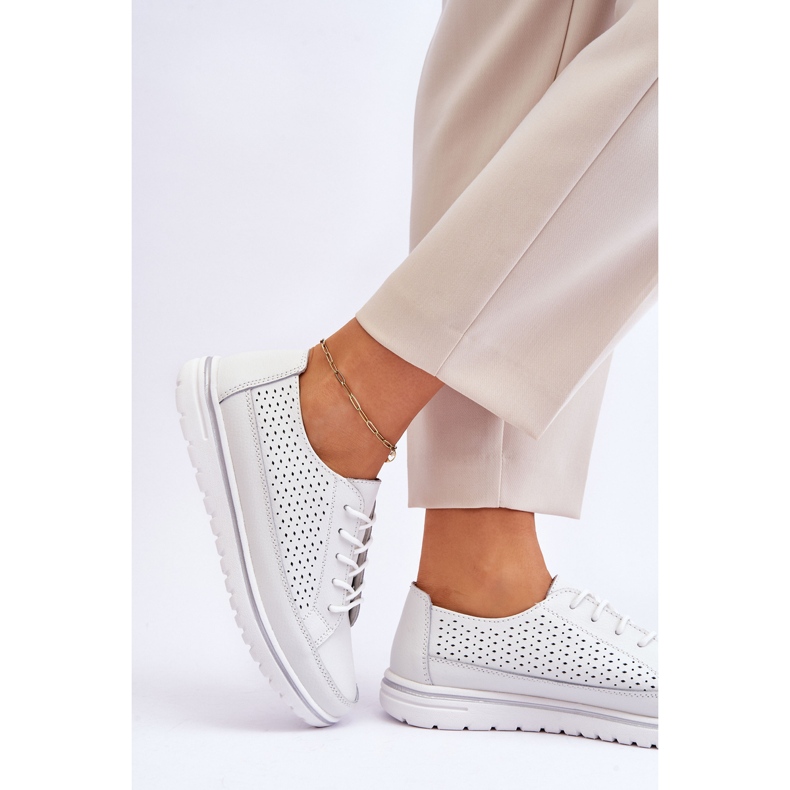 Vinceza Dam Sportskor i läder Sneakers Vit Elami 2