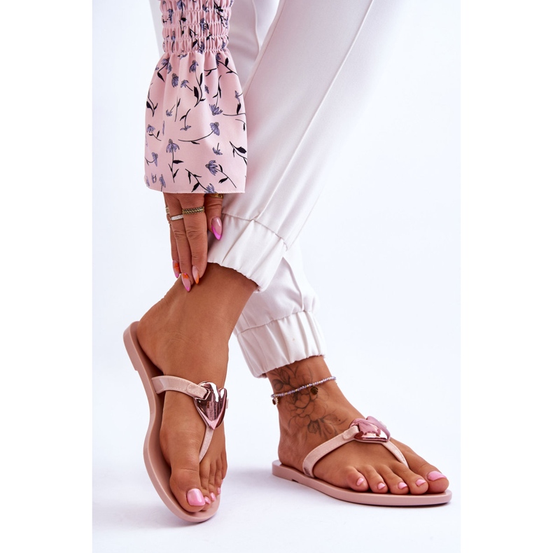 Veganska flipflops för kvinnor ZAXY JJ285032 Naken rosa 2