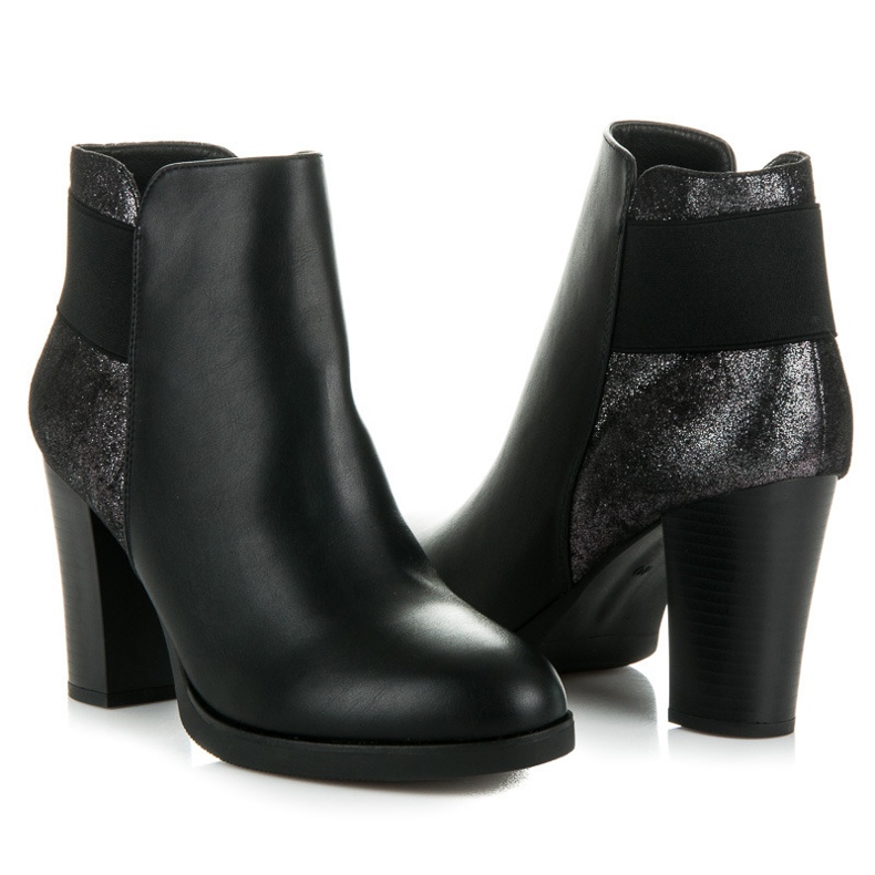 Vinceza Stövlar på stolpen svart 2