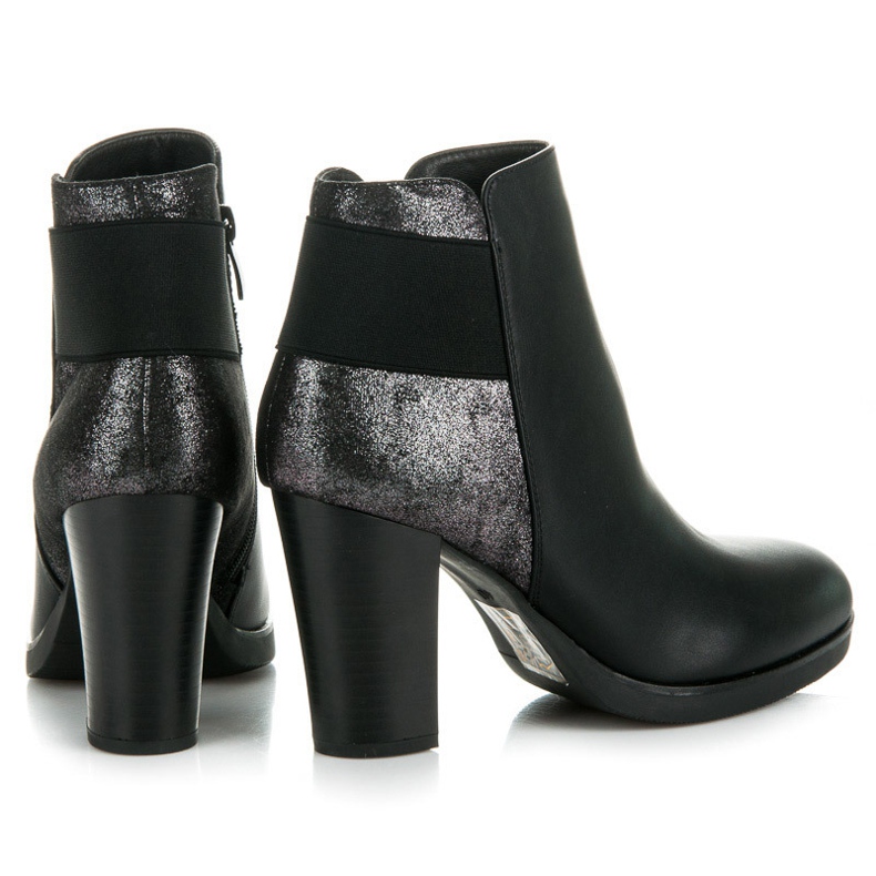 Vinceza Stövlar på stolpen svart 1