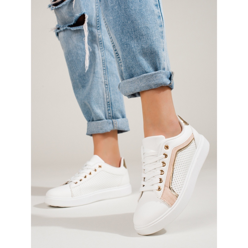 Klassiska damsportskor vita Shelovet 1