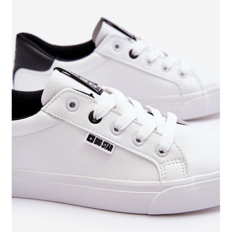 Sneakers dam Big Star White EE274312 vit 2