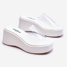 FS1 Transparent Wedge Tofflor Damer Vita Eliane 7
