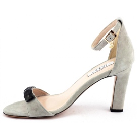 Lizard Sandaler på stolpen 04658 ljusgrå 1