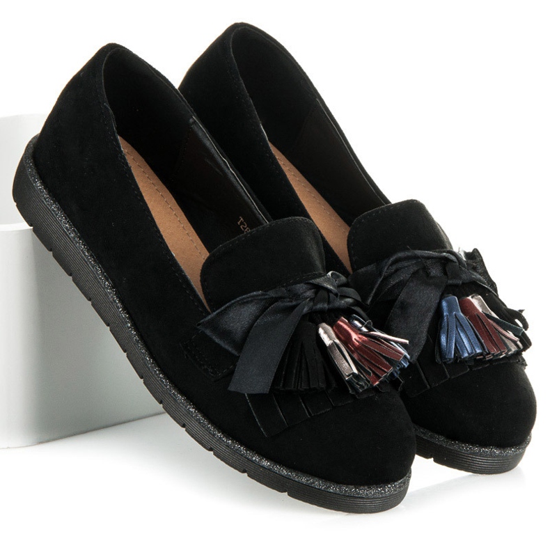 Seastar Loafers i mocka svart 2