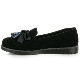 Seastar Loafers i mocka svart 1
