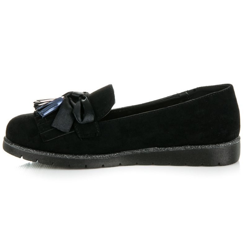 Seastar Loafers i mocka svart 1