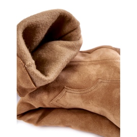 Lewski Shoes Cowboystövlar i mocka för kvinnor Lewski 3094 / F Mörkbeige 3