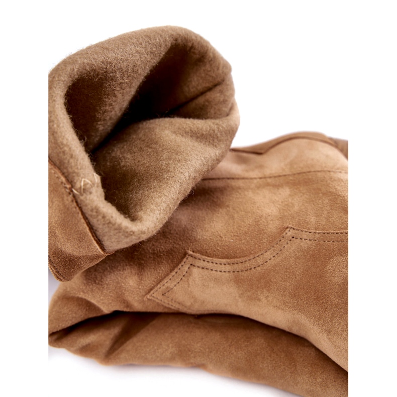 Lewski Shoes Cowboystövlar i mocka för kvinnor Lewski 3094 / F Mörkbeige 3