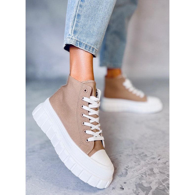 Berdi Khaki sneakers beige 2