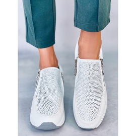 BM Atwood White wedge sneakers vit 1