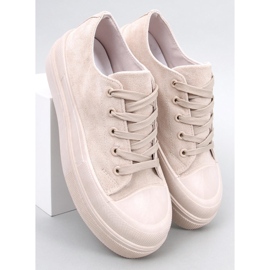 BM Curtis Beige plattformssneakers 1