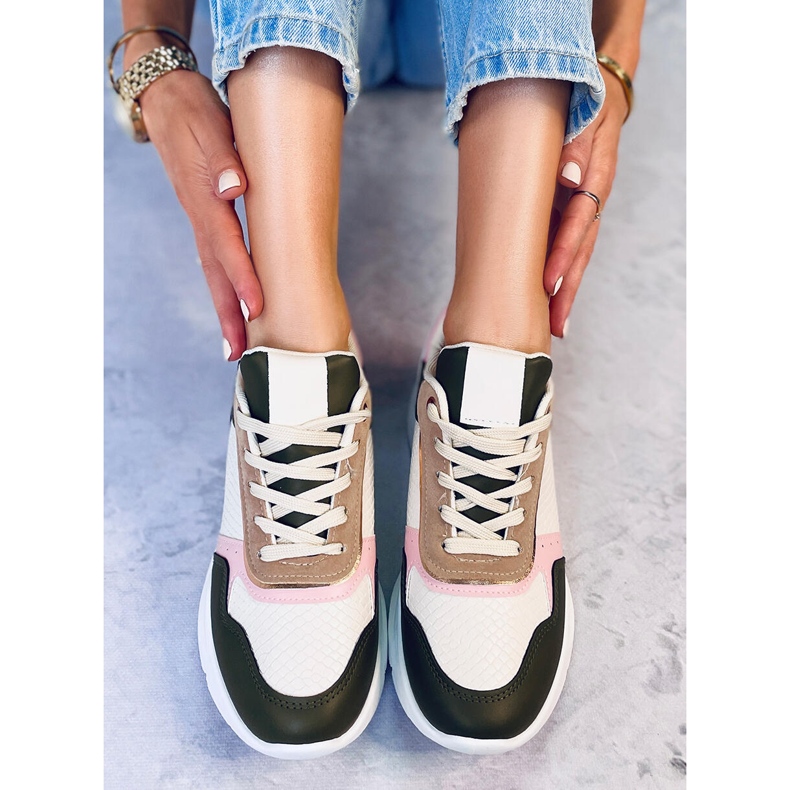 BM Kelsi Pink wedge sneakers rosa 1
