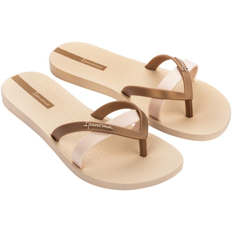 Ipanema Kirei Fem Flip Flops W 81805-AG219 beige gyllene 1