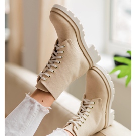 Marco Shoes Fjädrar i bomull 2090B-1265-4 beige 1