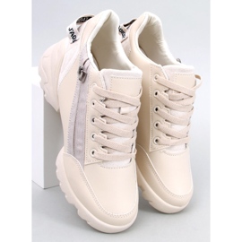 BM Helser Beige wedge sneakers 1