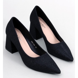 Coella Black Block Heel Pumps svart 1