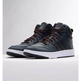 Skor adidas Hoops 3.0 Mid Wtr M GW6702 grön 1