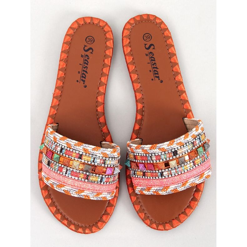 Marocko Orange Marrakech Tofflor 1