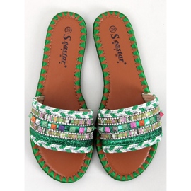 Marocko Gröna Marrakech tofflor 1