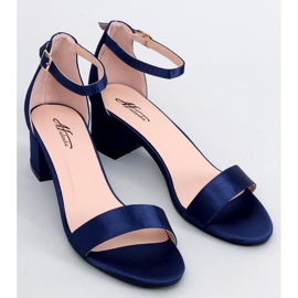 Lågklackade sandaler från Clarence Blue blå 1