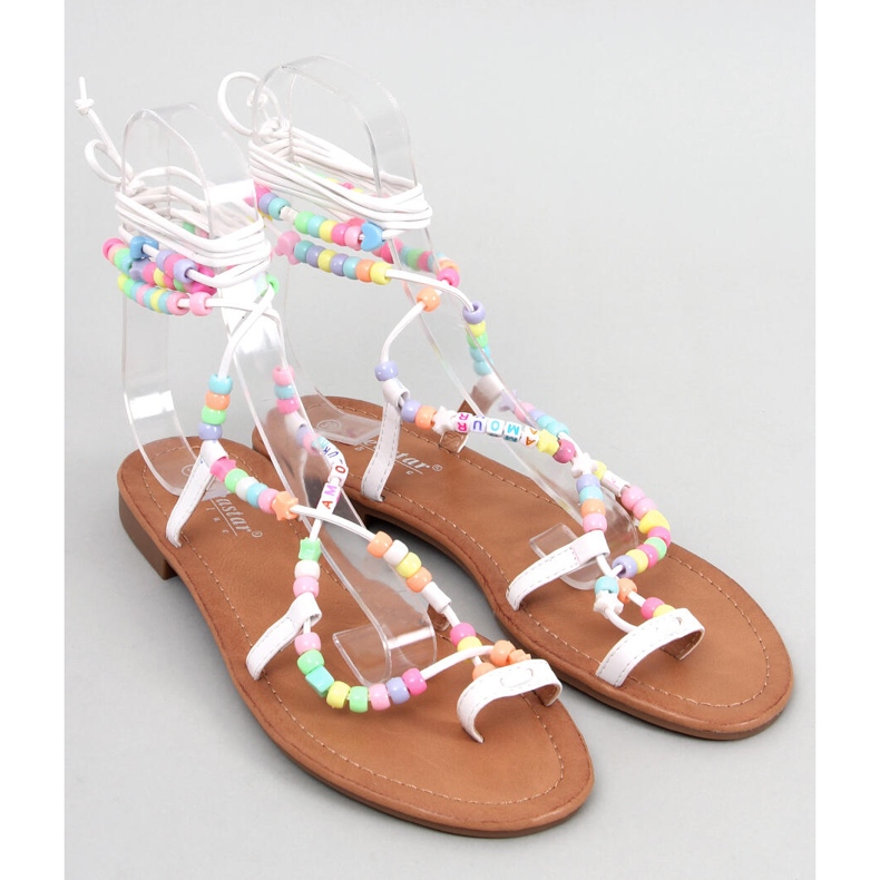 Seastar Megh Vita romerska stövlar med pärlor 1