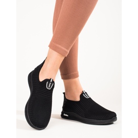 Lätt damsvarta sportskor i textil T.Sokolski 2