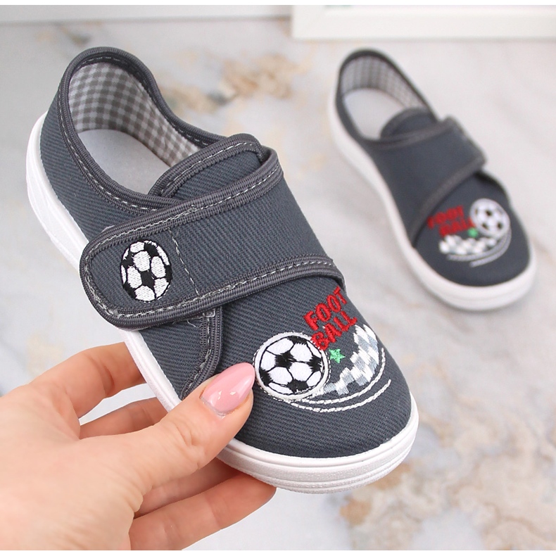 Nazo N019BFW kardborresko skolpojke sneakers tofflor grå 1