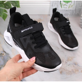 Atletico Sportskor för barn med kardborre svart AbcKids B022302001 1