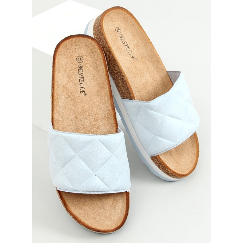 Bahr Blå Cork Tofflor 1