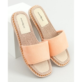 Daniels Orange mockatofflor för kvinnor 1