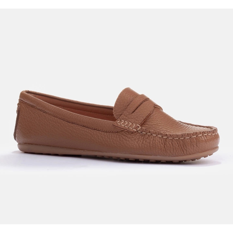 Marco Shoes Loafers med flexibel sula brun 1