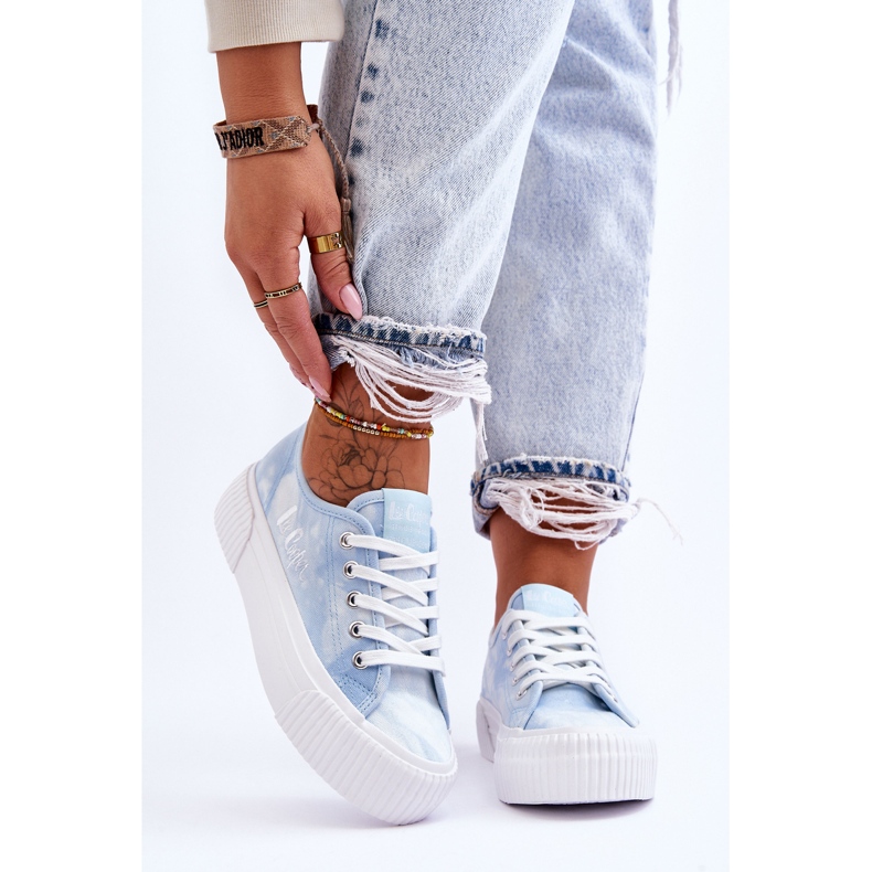 Lee Cooper Platform Sneakers LCW-23-31-1782L Blå 1