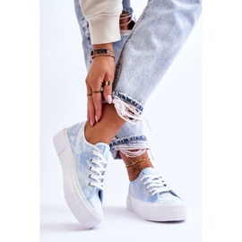 Lee Cooper Platform Sneakers LCW-23-31-1782L Blå 2