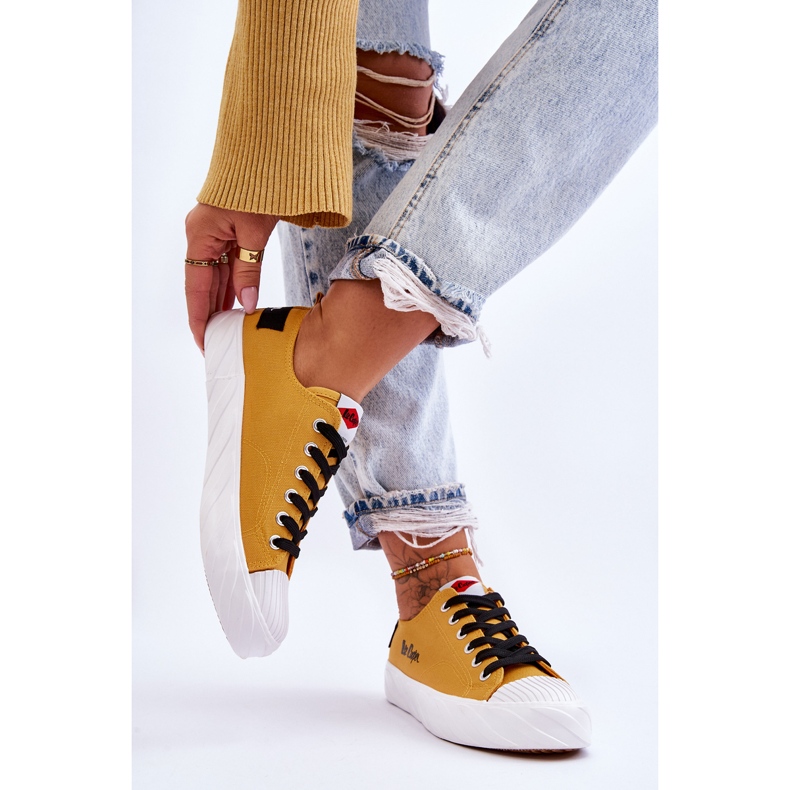 Lee Cooper LCW-23-44-1649L Sneakers för dam Gul 2