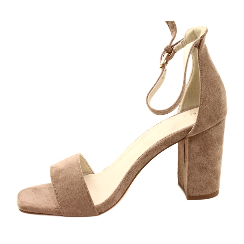 Evento Beige sandaler med hög klack 23SD35-5560 1