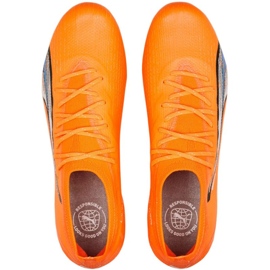 Puma Ultra Ultimate FG/AG M 107163 01 fotbollsskor orange apelsiner och röda 2