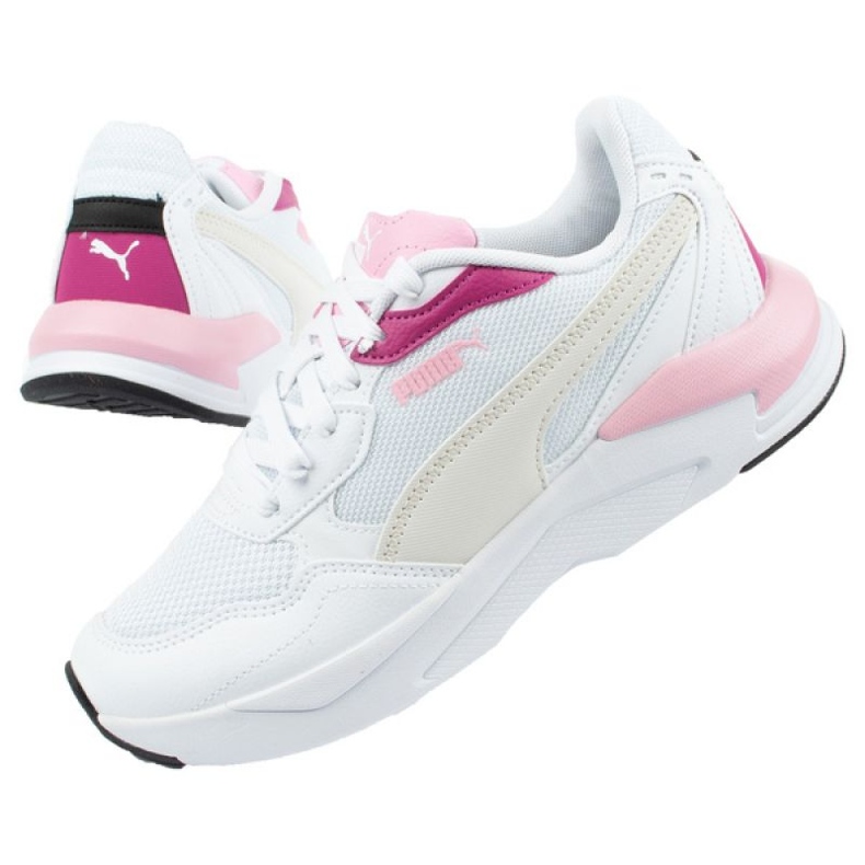 Puma X-Ray Speed ​​​​Lite Jr 385524 04 skor vit rosa 1