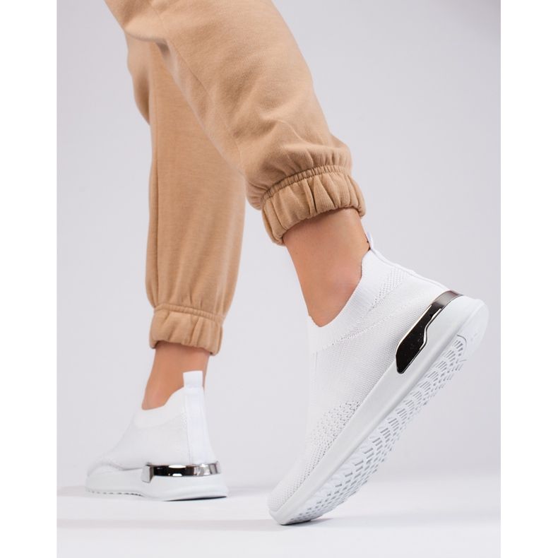 Shelovet sportskor i lättviktstyg vit 1