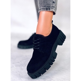 PA1 Amparo Black mocka plattformsloafers svart 1