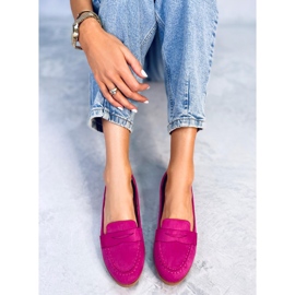 Loafers dam Ponchet Fuchsia rosa 1