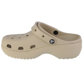 Crocs Classic Platform Clog 206750-2Y2 flipflops beige 1