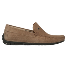 Filippo Beige herrmockasiner, mockaskinn, MP923/23 TP, beige 6