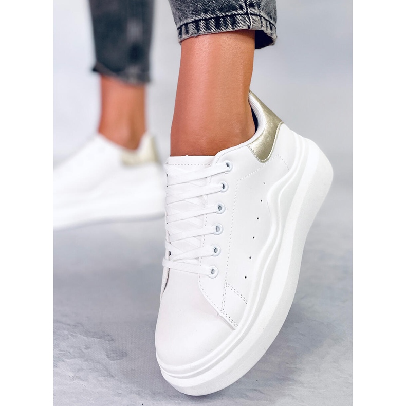 BM Leone Gold sportskor för kvinnor vit 1