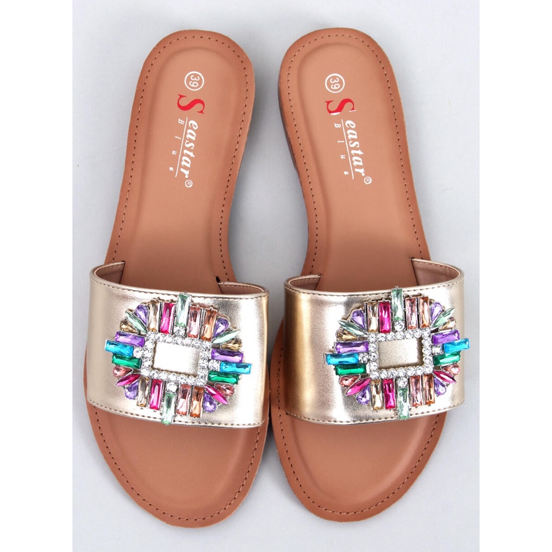 BM Lowell Guldfärgade stenrutschbanor gyllene 1