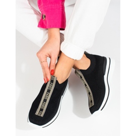 Lätta sportskor för kvinnor på Shelovet-plattformen svart 2