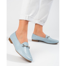 Blå dammockasiner från Vinceza 1