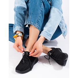 Lättviktstextil damsportskor Shelovet svart 1